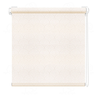 Рулонная штора «Сатин» Светло-бежевый