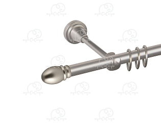 Карниз для штор однорядный «Белуно» D16Г сатин